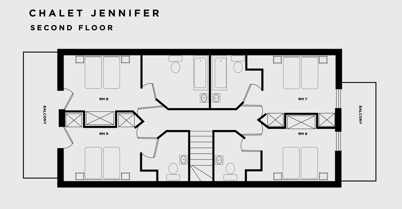 Chalet Jennifer La Tania Floor Plan 3